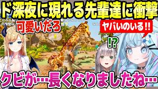 【ホロ鯖ARK】突然現れた配信外ちょこ先とチルい授業,ノエル団長と素うどんで爆笑など,深夜に撮れ高を生むすうw【ホロライブ 切り抜き/水宮枢/癒月ちょこ/白銀ノエル】