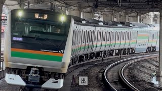 回8649M E233系U627編成TK出場回送（指定保全） E233系3000番台ヤマU627編成赤羽駅6番線通過！