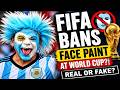 Did FIFA Really Ban Face Paint | FIFA Face Paint Ban Real or Fake | Face Paint Banned at World Cup