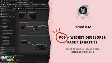 🖼️ #05 – Widget Developer (Part 1) | Free Course PlatanoWorld – Unreal Engine 5