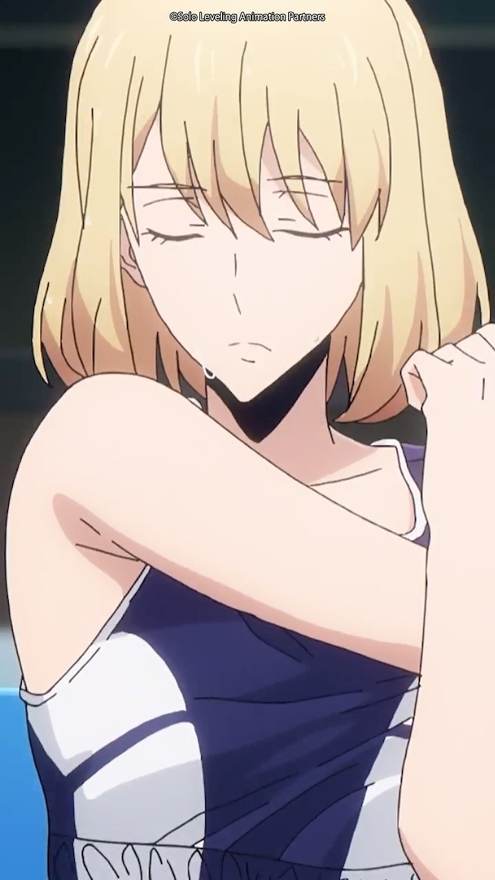 How many laps you think she completed? ? #sololeveling #animemoments #chahaein