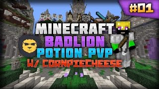 Minecraft: Badlion Potion PVP 2v2 (MCSG) Ep.1: w/ RaptorBreath New Series!