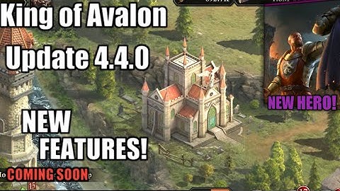 King Of Avalon Update 4.4.0 Beta KoA - New Features - Emblems, Sir Kay, Research, Vengeance Spell
