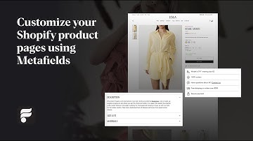 Using metafields to customize your Shopify product pages