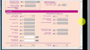 Preparing the BAS Using  BASLink in MYOB 2015 2016