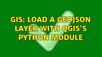 GIS: Load a GeoJSON layer with QGIS