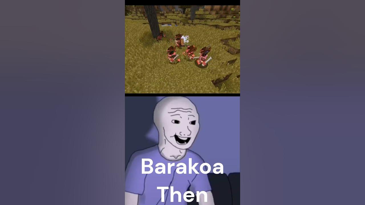 Minecraft Mowzie's Mobs Barakoa then vs. now