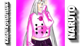 DRAWING KAGUYA OTSUTSUKI | NARUTO