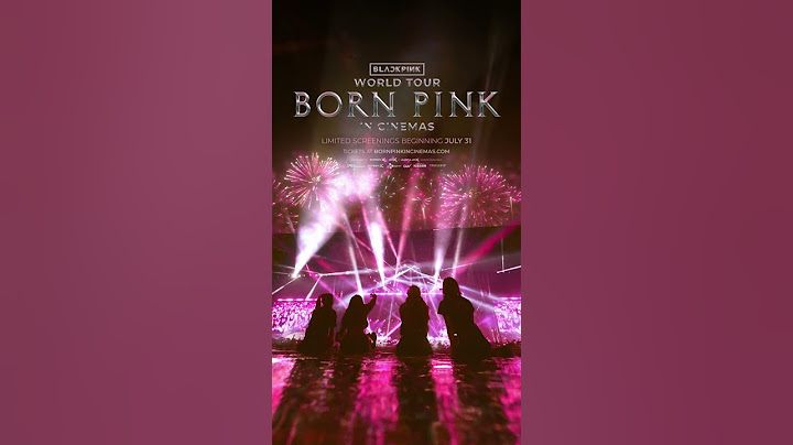 BLACKPINK WORLD TOUR (BORN PINK) IN CINEMAS  #villagecinemas