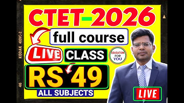 CTET 2026 COURSE RS 49
