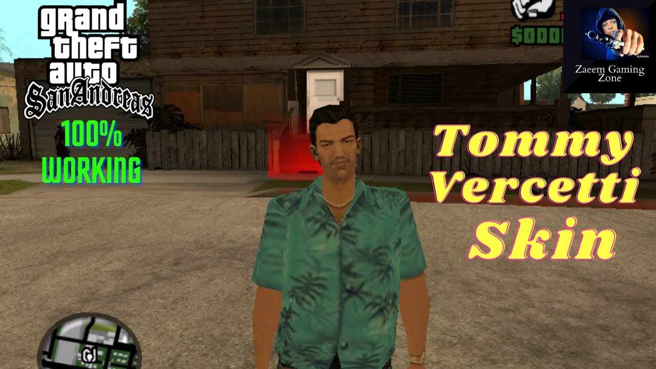 How to download and install Tommy Vercetti Skin for GTA San Andreas ...