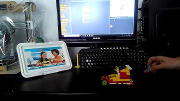 LEGO remote control cart with WeDo 1.0 and Scratch