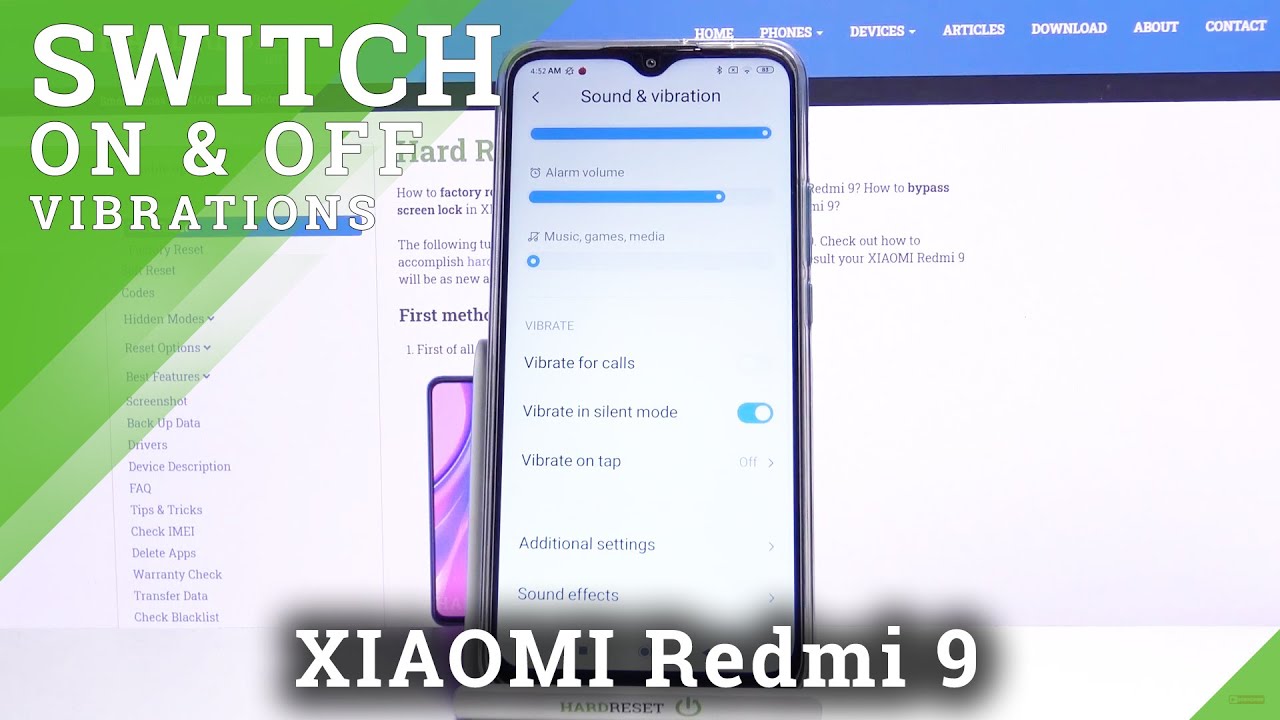 How to Change Vibration Settings in XIAOMI Redmi 9 – Vibration Settings ...