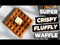 How to make crispy waffle  made with breville waffle maker