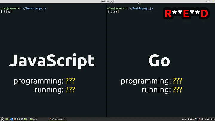 JavaScript vs Go - side by side comparison - DayDayNews