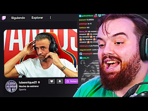 LUIS ENRIQUE SE HACE STREAMER