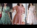 Beautiful and stylish skater dresses for girls/floral midi dresses