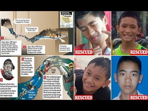 In Daring Underwater Cave Rescue, 4 of 13 Thai Are Freed