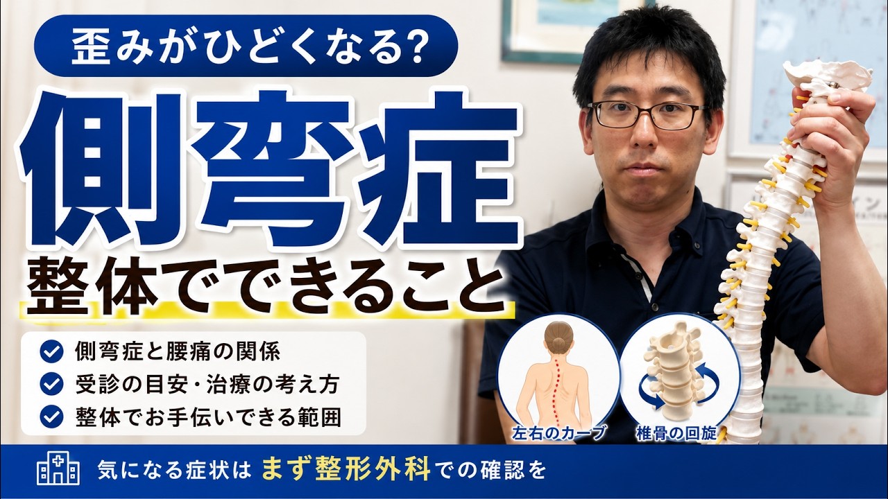 側弯症の人は腰痛になりやすい？ 背骨と腰の筋肉の関係 | 藤沢の整体 