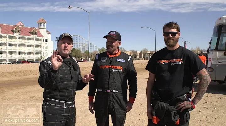 2017 Ford Raptor Race Team Interview at the Mint 400