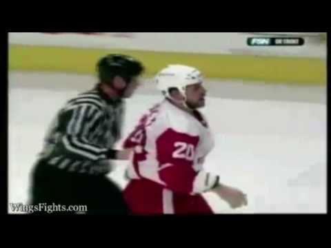 Aaron Downey Vs James Wisniewski 04/02/08