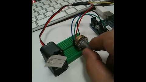 RS306MD Servo PWM Test with Arduino