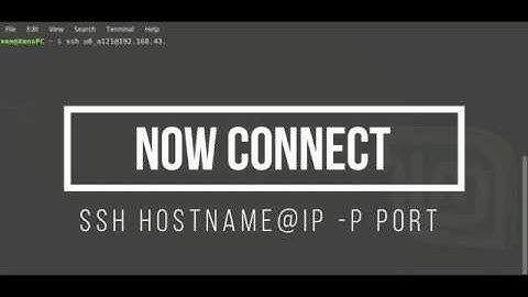 Create SSH Server using Termux and Login