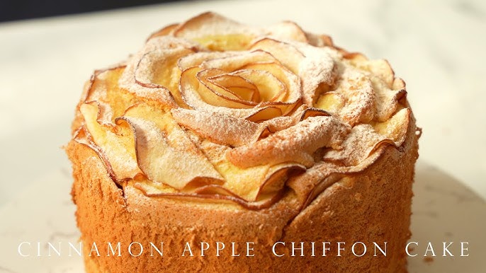 Apple chiffon cake: the american way to surpise your guests! 