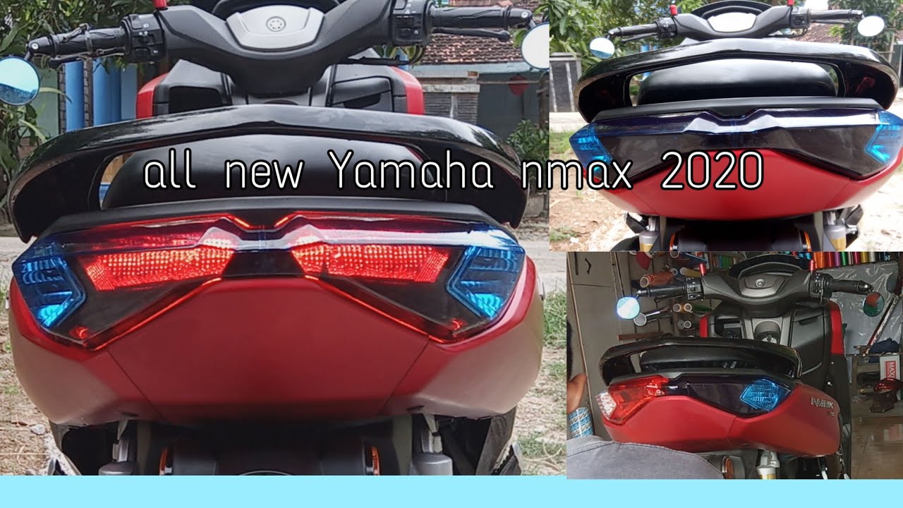 Skotlet stoplam Yamaha nmax 2022 modif lampu Smoke 