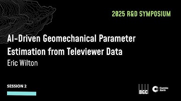 AI-Driven Geomechanical Parameter Estimation from Televiewer Data by Eric Wilton