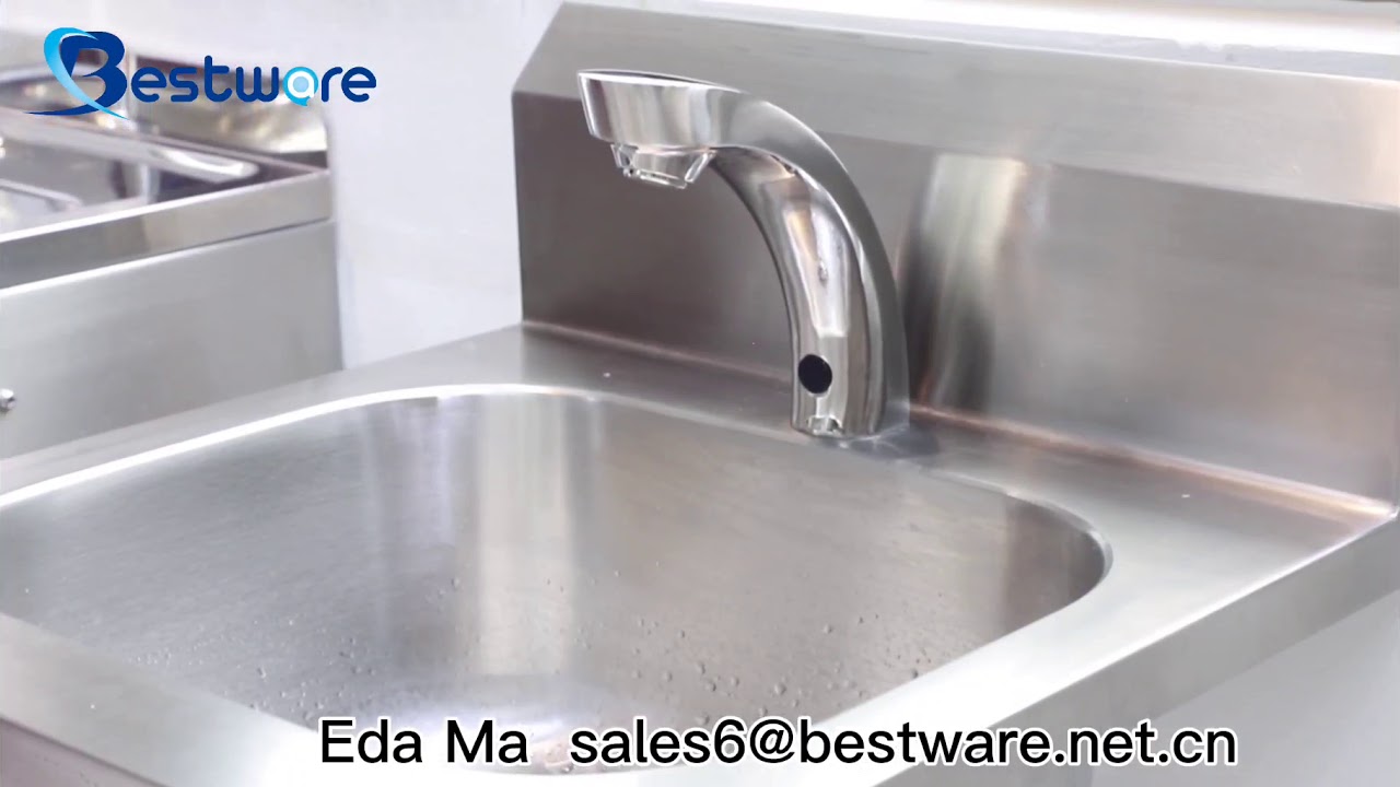 Automatic infrared sensor touchless water tap faucet - YouTube