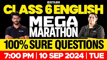 Class 6 English | Mega Marathon - Onam Exam 2024 | Xylem Class 6