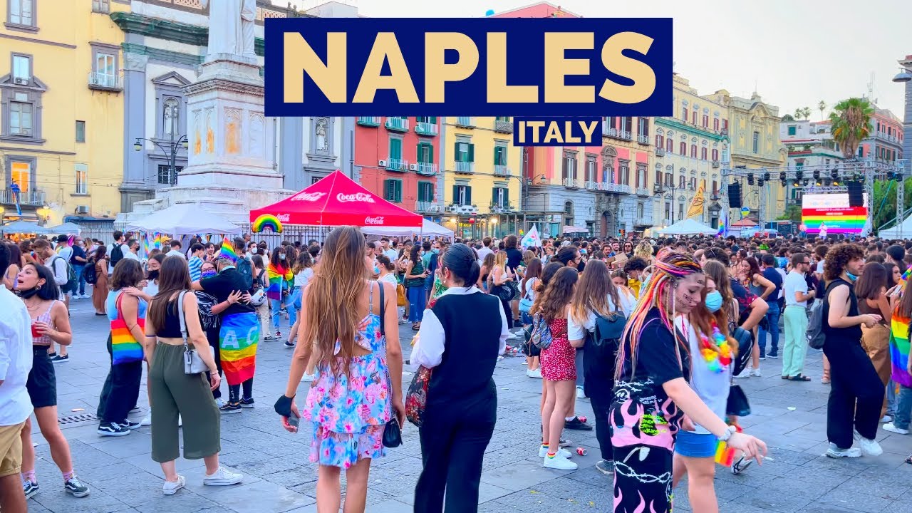 Naples, Italia | Passeggiata Estiva in Città 4K | 2 giu 2022