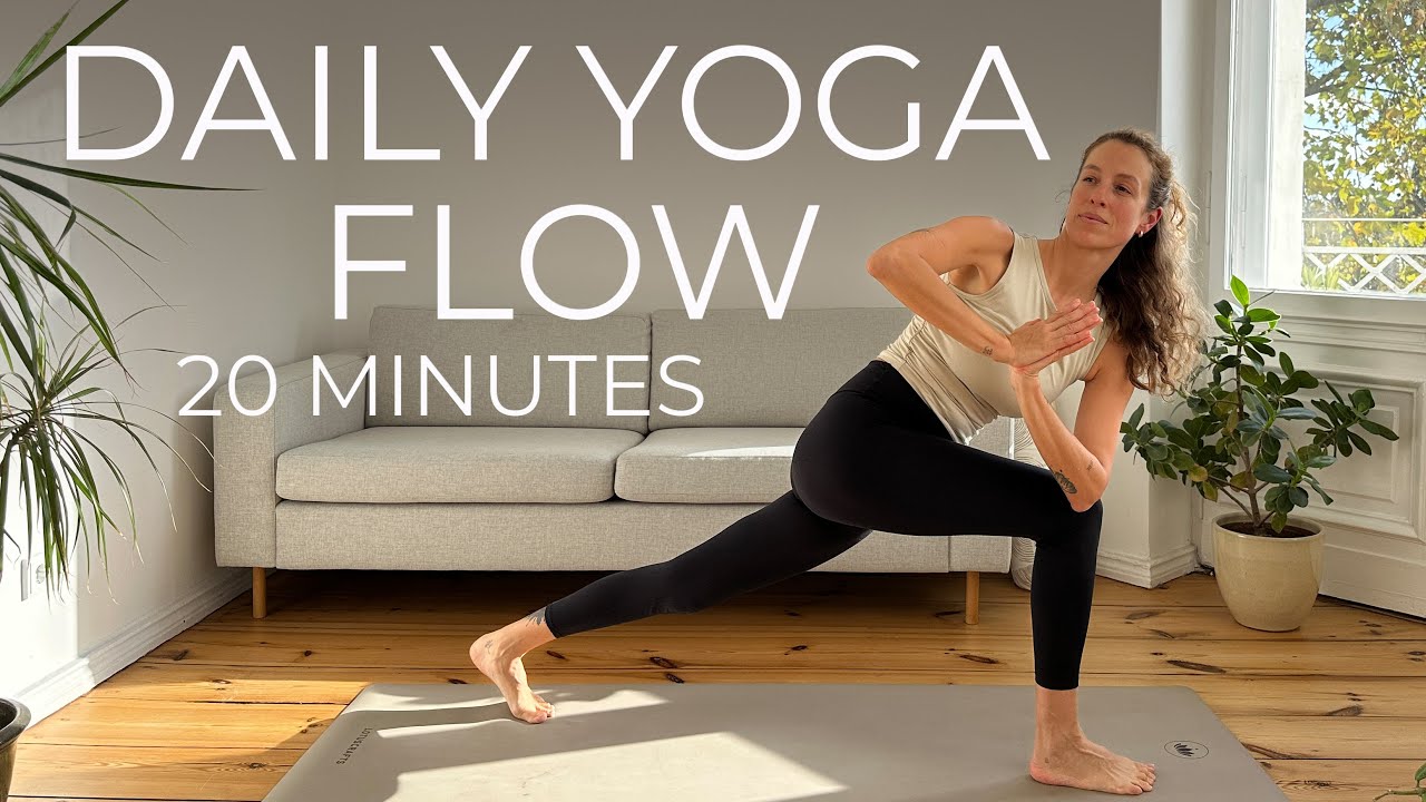 Body Flow Routine Daily Yoga Flow Routine | 20 Min Full Body Vinyasa Flow - YouTube