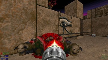 Doom2 Acient Aliens - MAP26 Egyptian Metaphysics - UV All Secrets - 1080p 60fps