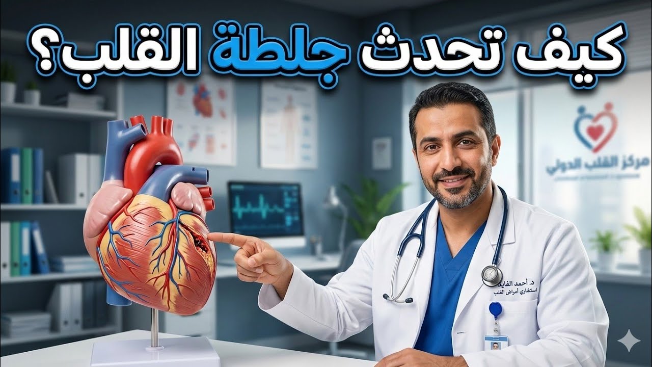 كيف تحدث جلطة القلب؟ #جلطة_القلب
