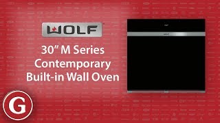 Product Spotlight: Wolf 30” M Series Contemporary Built-in Wall Oven - SO30CM