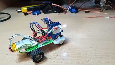 esp8266 wifi car in Blynk esp01 маленькая WiFi машинка на скорую руку