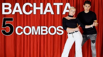 Learn the 5 Latest Bachata Moves/combos with Marius&Elena Bachata Tutorial!