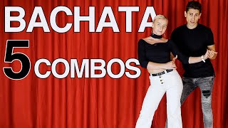 Learn the 5 Latest Bachata Moves/combos with Marius&Elena Bachata Tutorial!