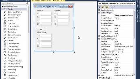 Tutorial on C# (3A): Vector Class Application