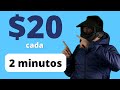 💲 Como GANAR 20$ en 2 MINUTOS 💲 desde CASA (GRATIS) | como ganar dinero por internet 2022