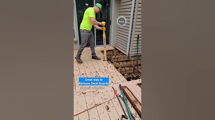 Remove Deck boards