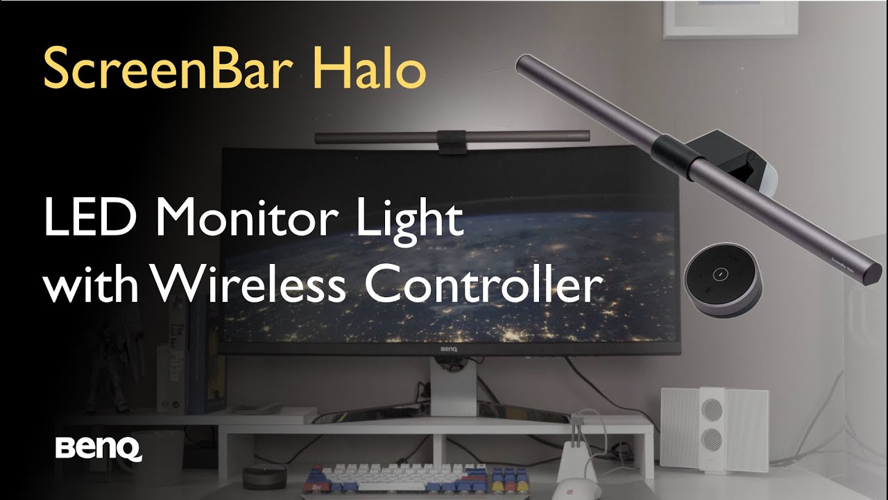 BenQ ScreenBar Halo Monitor Light Review - Just Some Dev