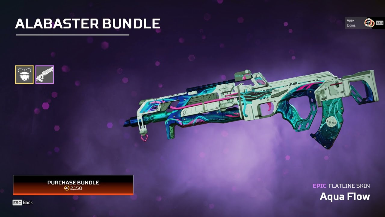 APEX LEGENDS Flatline Epic Aqua Flow YouTube