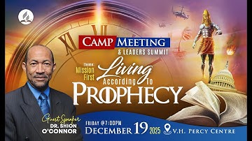 Friday Night | #CampMeeting | | Dr Shion O