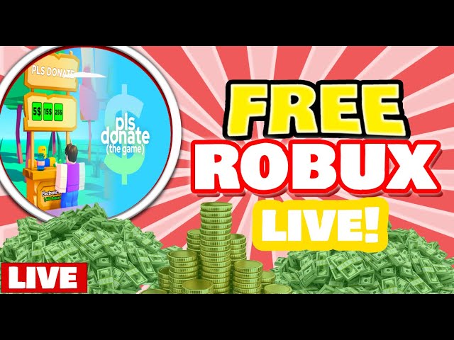 🔴LIVE🔴DONATING ROBUX ON PLS DONATE [ROBLOX] -  in 2023