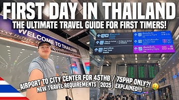 THAILAND 2025: TRAVEL GUIDE FOR FIRST TIMERS! 🇹🇭| Ivan de Guzman