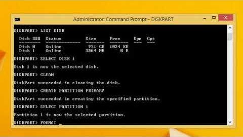 How to Create Bootable USB Flash Drive using Command Prompt to install Windows 8 or any other OS