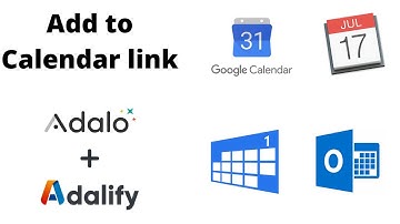 Adalo Add to Calendar link using Adalify API